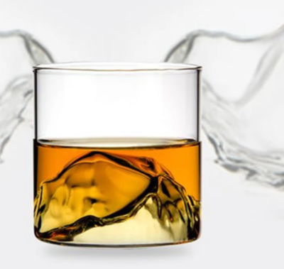 Buzdağı Görünümlü Viski Shot Bardağı