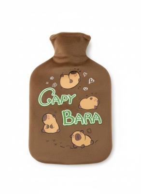 Capybara Kalpler Kapibara Peluş Sıcak Su Torbası Büyük Boy