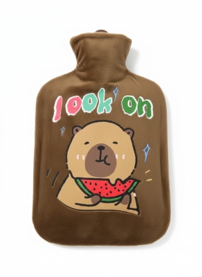 Capybara Look On Kapibara Peluş Sıcak Su Torbası Büyük Boy