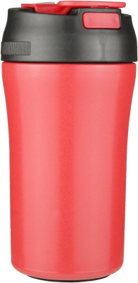 Chef Star Çift Taraf İçimli Pipetli Çelik Termos Bardak 400 Ml Kırmızı