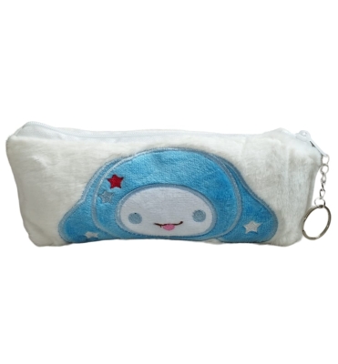 Cinnamoroll Beyaz Peluş Kalem Kutusu Kalemlik