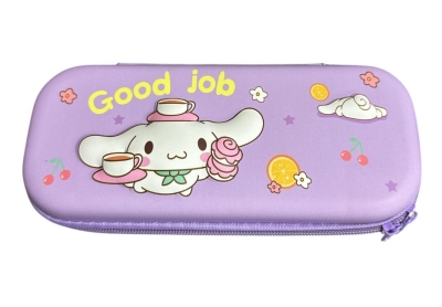 Cinnamoroll Fermuarlı Kullanışlı Mor Kalemlik Kalem Kutusu