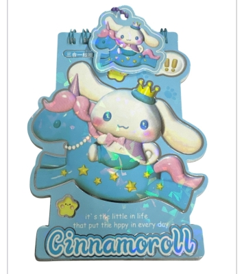 Cinnamoroll Stickerlı Mini Not Defteri