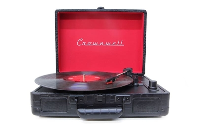 Crownwell Turntable Suitcase CR Series Pikap Kırmızı