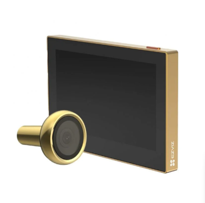 Ezviz CS-HP2 2Mp Wifi 1080P Görüntülü Diyafon Kablosuz Pinhole Kapı Görüntüleyicisi Gold