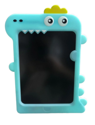 Dinozor Şeklinde Silinebilen Yazı Tahtası LCD Panel 10" Mavi