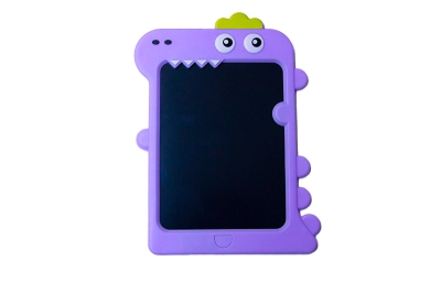 Dinozor Şeklinde Silinebilen Yazı Tahtası LCD Panel 10" Mor