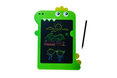 Dinozor Şeklinde Silinebilen Yazı Tahtası LCD Panel 10" Yeşil
