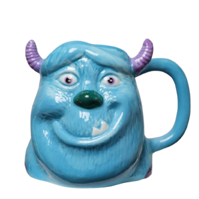 Disney Cartoon Monster Canavar 3D Seramik Kupa