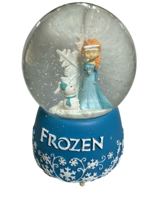 Frozen Kar Tanesi Müzikli Işıklı Püskürtmeli Büyük Boy Kar Küresi