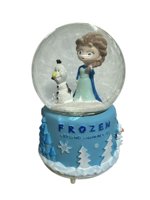 Frozen Olaf Müzikli Işıklı Püskürtmeli Büyük Boy Kar Küresi