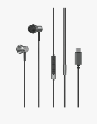 Genpa Gnp USB-C Kablolu Kulak İçi Kulaklık Siyah