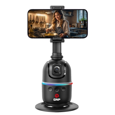 GNP  GENPA G-Track 360 Gimbal Yüz Takip Özellikli Profesyonel Telefon Tutucu Robot Kameraman
