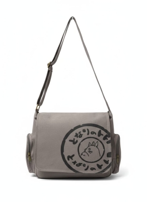 Günlük Spor Kanvas Postacı Çantası Gri