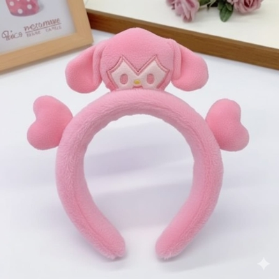 Hatsune Miku Peluş Saç Tacı Pembe