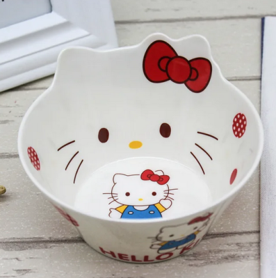 Hello Kitty Beyaz Çok Amaçlı Melamin Kase