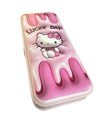 Hello Kitty Çift Katlı Özel Tasarım Kalem Kutusu Kalemlik Seti