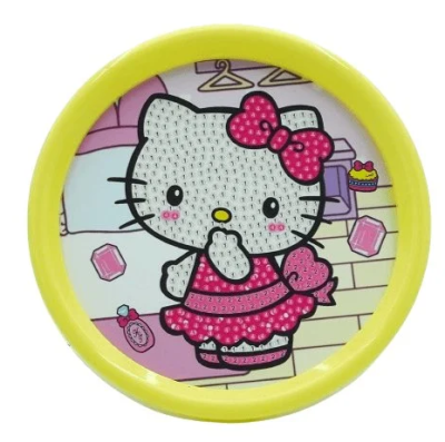 Hello Kitty Diy Kendin Yap Elmas Mozaik Kendinden Yapışkanlı Boyama Sarı