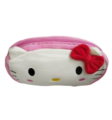 Hello Kitty Geniş Kapasiteli Yumuşak Kalemlik Pembe
