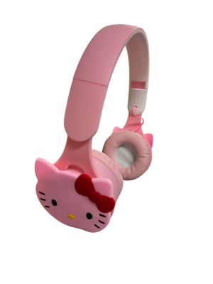 Hello Kitty Kablosuz Bluetooth Katlanabilir Kulaküstü Kulaklık Pembe