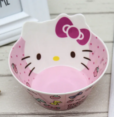 Hello Kitty Pembe Çok Amaçlı Melamin Kase