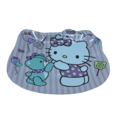 Hello Kitty Ve Ayıcık Mini Melamin Çok Amaçlı Tabak