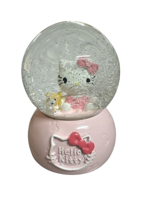 Hello Kitty Ve Sarı Ayıcık Müzikli Işıklı Büyük Boy Kar Küresi