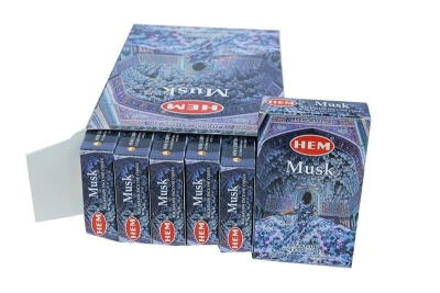 HEM Musk Back Flow Konik Tütsü 120 Adet - 12 Paket