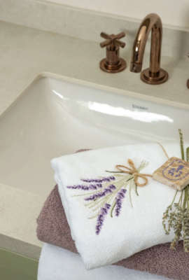 Hobby Lavender 50x80 Ikili El/yüz Havlu Seti %100 Pamuk