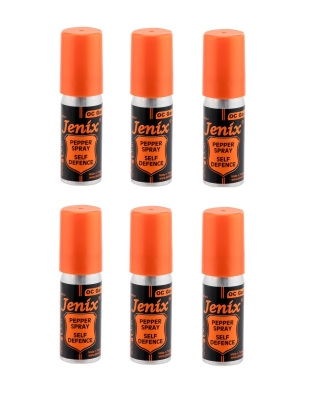 Jenix Ruj Şeklinde Biber Gazı 10 ML Göz Yaşartıcı Sprey 6 Adet Kampanyalı