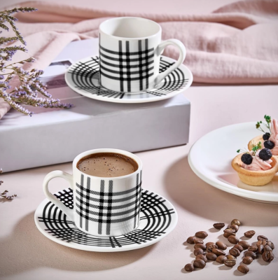 Kahramanlar Siena 2'li Porselen Fincan Takımı