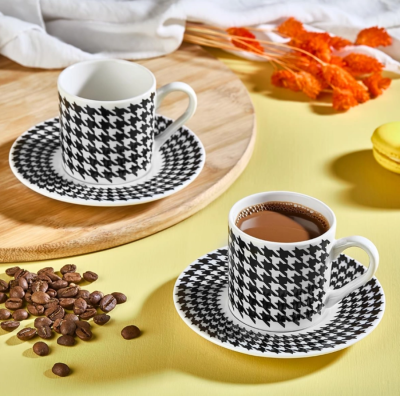 Kahramanlar Valenta 2'li Porselen Fincan Takımı