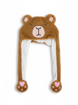 Kapibara Figürlü Işıklı Hareketli Peluş Şapka