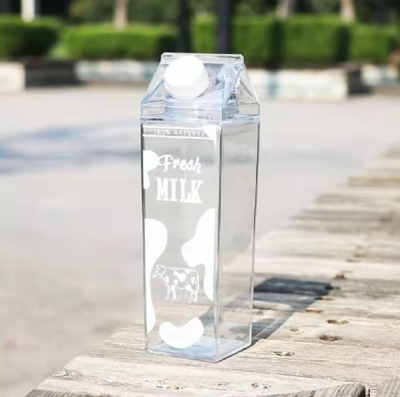 Karton Görünümlü Plastik Fresh Milk Taze Süt Şişesi