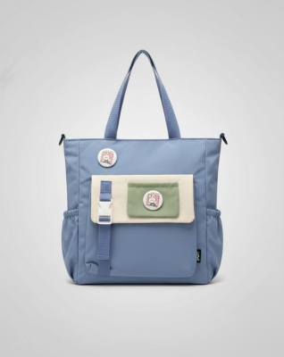 Kawaii Tarzı Kullanışlı Yüksek Kapasiteli Kol Çantası Mavi