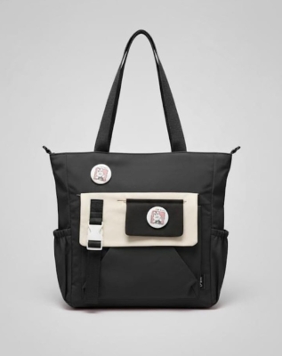 Kawaii Tarzı Kullanışlı Yüksek Kapasiteli Kol Çantası Siyah