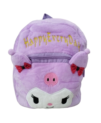 Kuromi Happy Everyday Peluş Mini Sırt Çantası Mor