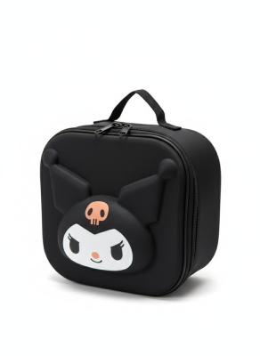 Kuromi Mini Makyaj Çantası Beslenme Çantası Siyah