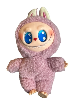 Labubu Peluş Çanta Süsü Anahtarlık Pembe