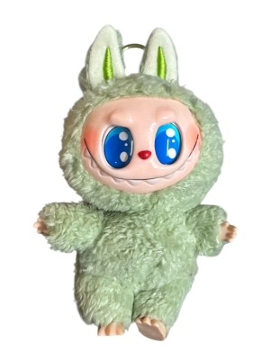 Labubu Peluş Çanta Süsü Anahtarlık Yeşil