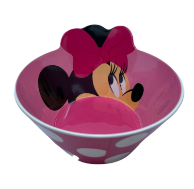Minnie Mouse Pembe Çok Amaçlı Melamin Kase