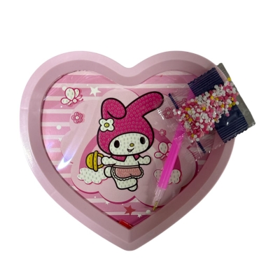 My Melody Kalpli Kelebek Özel Tasarım Elmas Mozaik Boyama Seti