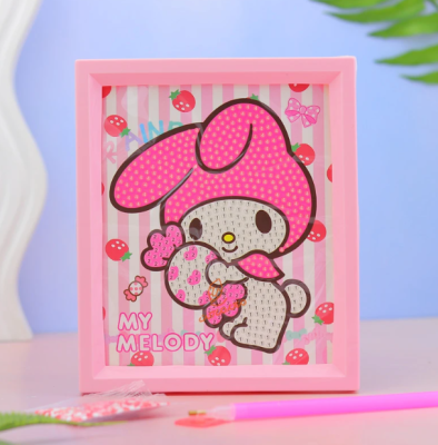My Melody Özel Tasarım Elmas Mozaik Boyama Seti Model 1