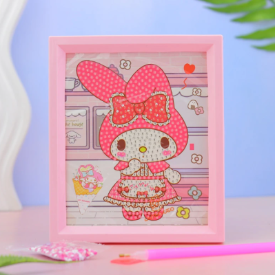 My Melody Özel Tasarım Elmas Mozaik Boyama Seti Model 2