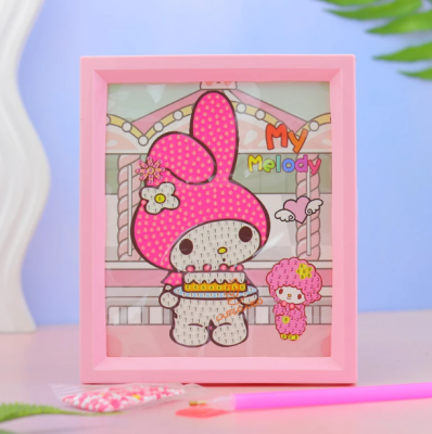 My Melody Özel Tasarım Elmas Mozaik Boyama Seti Model 3