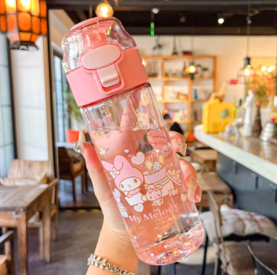 My Melody Pratik Kullanımlı Pipetli Suluk 550 ML