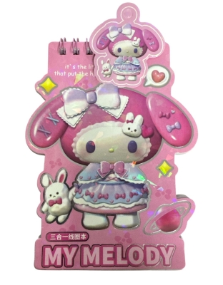 My Melody Stickerlı Mini Not Defteri