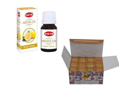 HEM Lemon Limon Aroma Yağı Esansiyel Yağ Buhurdanlık Kokusu 12 Adet Kutulu