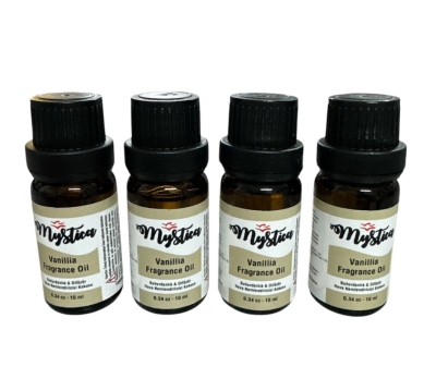 Mystica Vanilia Aroma Yağı Esansiyel Yağ Buhurdanlık Kokusu 4 Adet