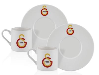 Neva Galatasaray Klasik Logo 2'li Kahve Fincan Takımı